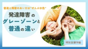 ブログ教員コンパス「【保存版】発達障害のグレーゾーンと普通の違い｜境界線を“水色の比喩”でやさしく解説」