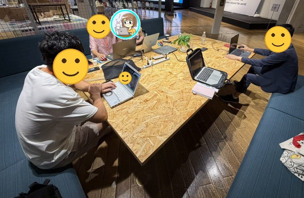 リアルAI教材作成会の会場の様子